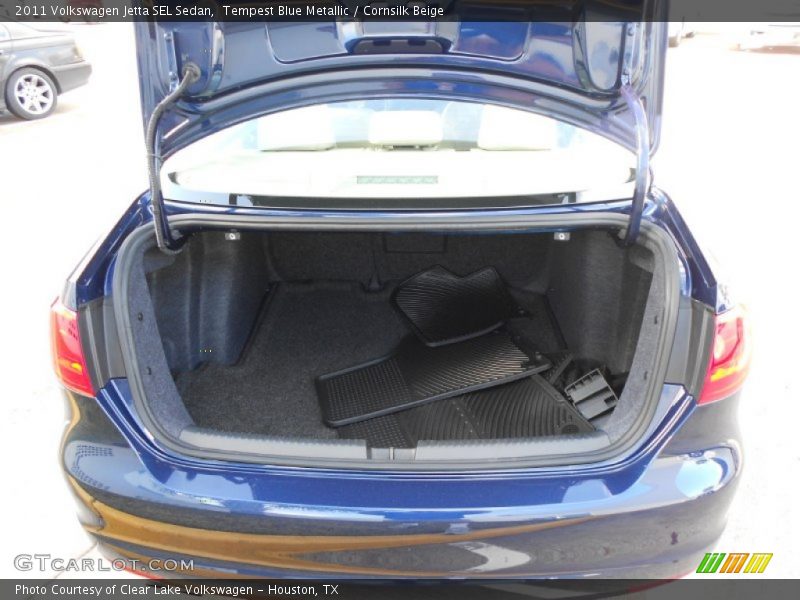Tempest Blue Metallic / Cornsilk Beige 2011 Volkswagen Jetta SEL Sedan