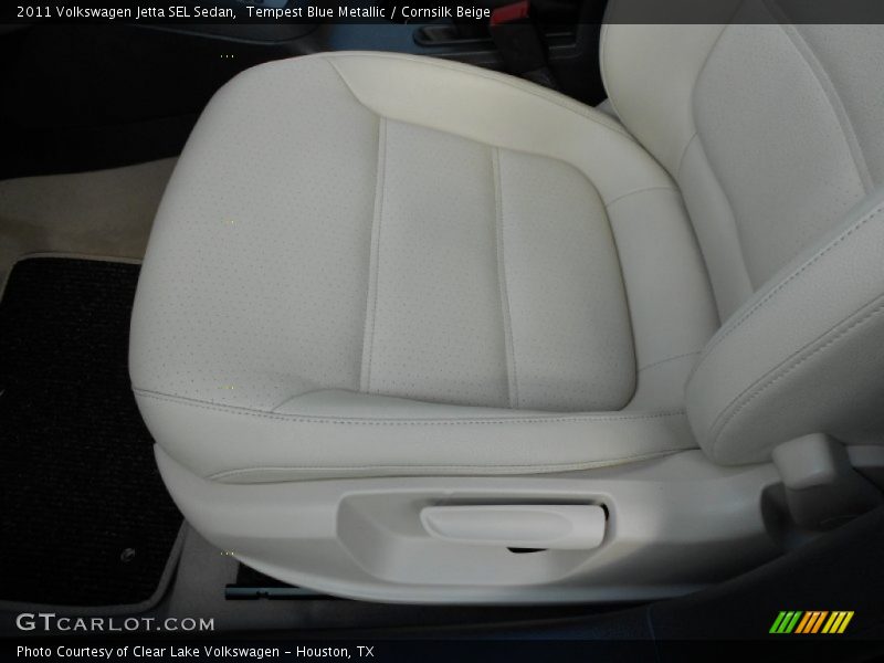 Tempest Blue Metallic / Cornsilk Beige 2011 Volkswagen Jetta SEL Sedan
