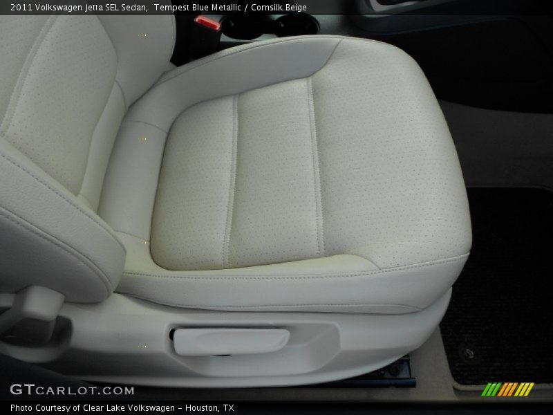 Tempest Blue Metallic / Cornsilk Beige 2011 Volkswagen Jetta SEL Sedan