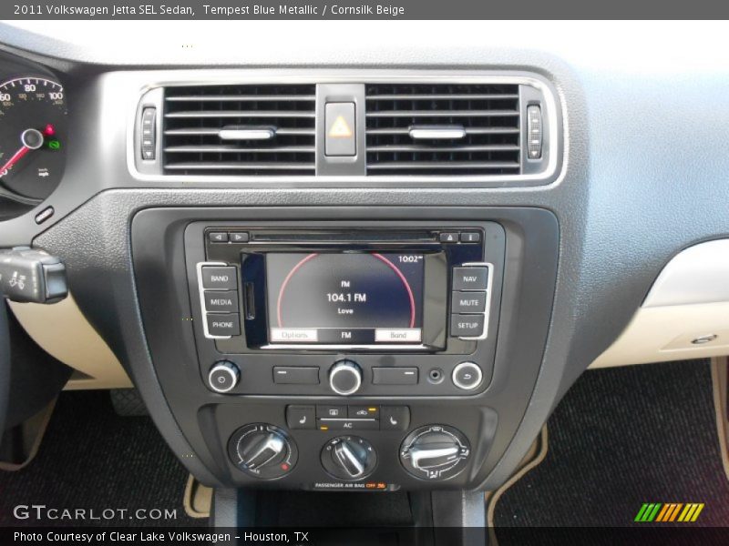 Tempest Blue Metallic / Cornsilk Beige 2011 Volkswagen Jetta SEL Sedan