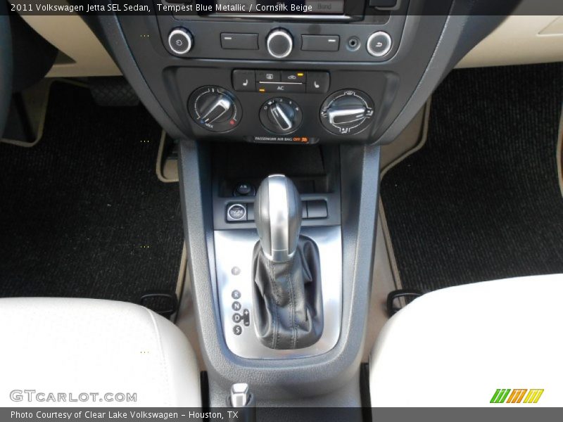 Tempest Blue Metallic / Cornsilk Beige 2011 Volkswagen Jetta SEL Sedan