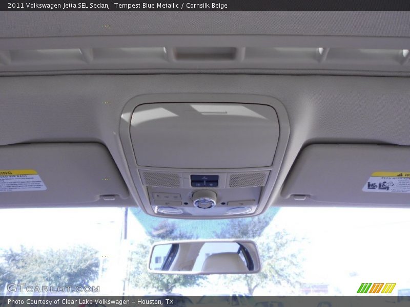Tempest Blue Metallic / Cornsilk Beige 2011 Volkswagen Jetta SEL Sedan