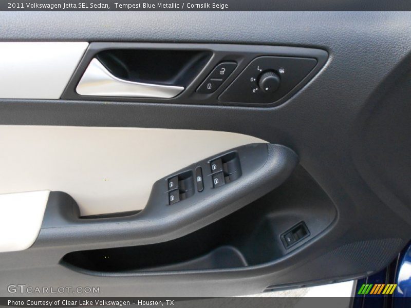 Tempest Blue Metallic / Cornsilk Beige 2011 Volkswagen Jetta SEL Sedan