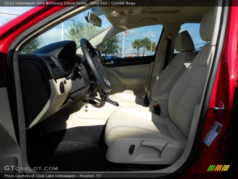 Salsa Red / Cornsilk Beige 2010 Volkswagen Jetta Wolfsburg Edition Sedan