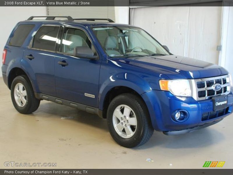 Vista Blue Metallic / Stone 2008 Ford Escape XLT