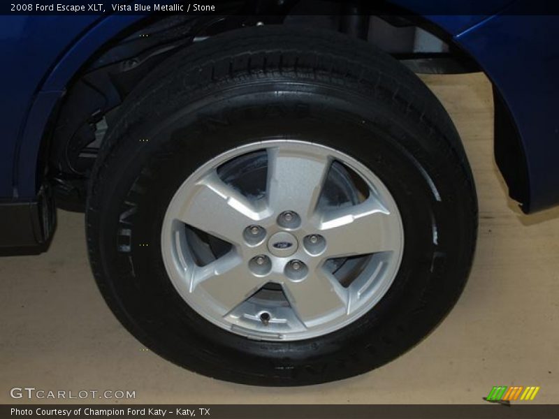 Vista Blue Metallic / Stone 2008 Ford Escape XLT