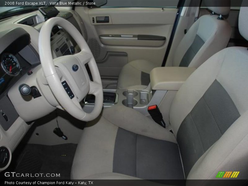 Vista Blue Metallic / Stone 2008 Ford Escape XLT