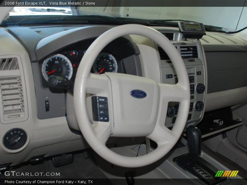 Vista Blue Metallic / Stone 2008 Ford Escape XLT