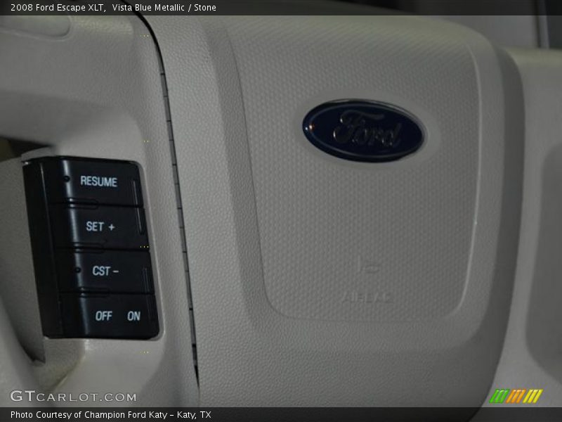 Vista Blue Metallic / Stone 2008 Ford Escape XLT