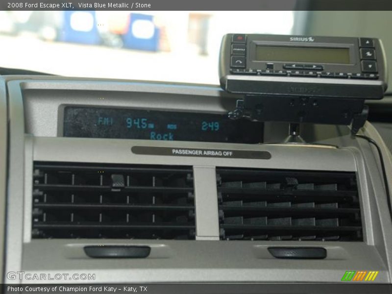 Vista Blue Metallic / Stone 2008 Ford Escape XLT