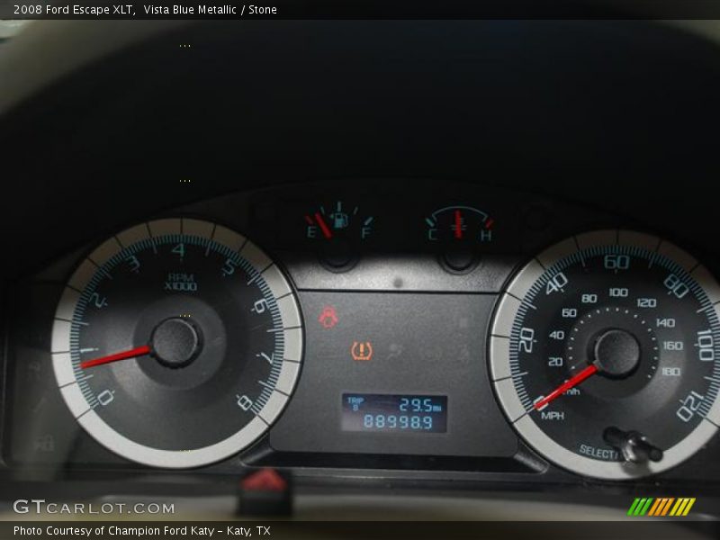 Vista Blue Metallic / Stone 2008 Ford Escape XLT