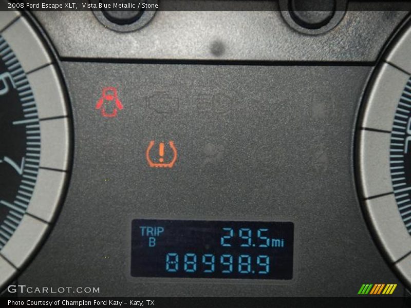 Vista Blue Metallic / Stone 2008 Ford Escape XLT