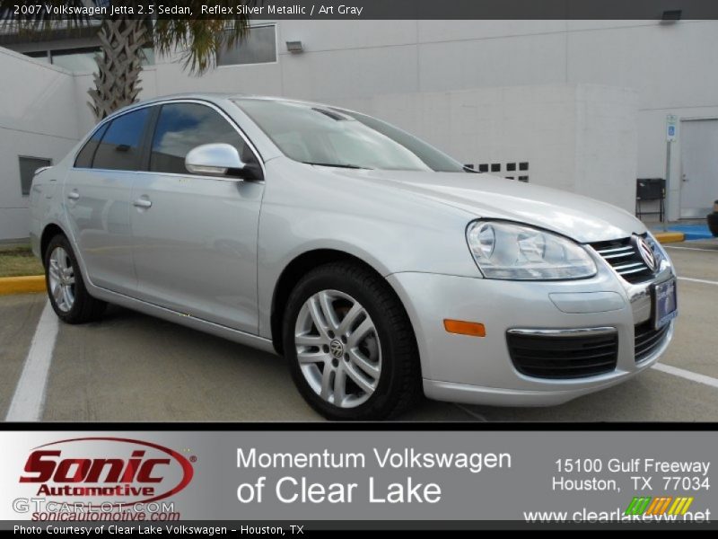 Reflex Silver Metallic / Art Gray 2007 Volkswagen Jetta 2.5 Sedan