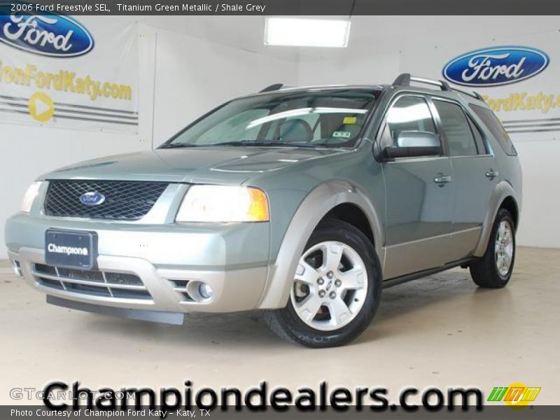 Titanium Green Metallic / Shale Grey 2006 Ford Freestyle SEL