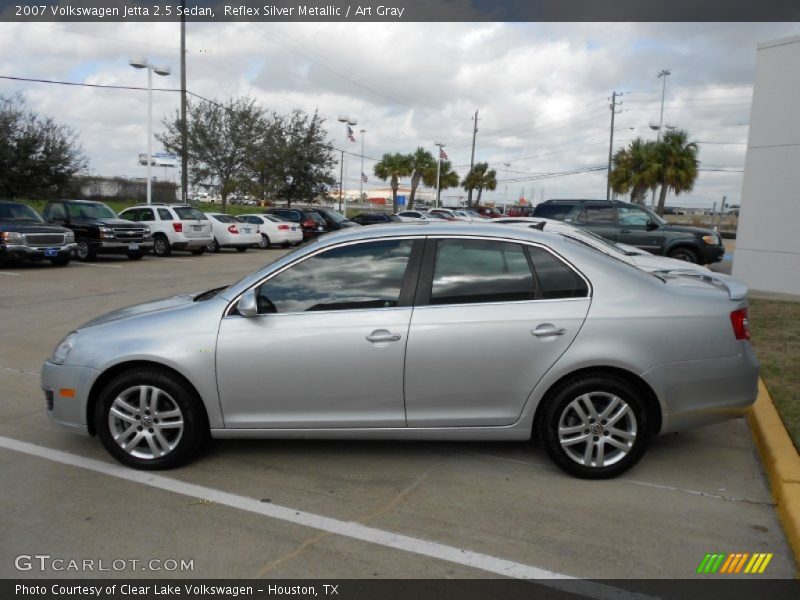 Reflex Silver Metallic / Art Gray 2007 Volkswagen Jetta 2.5 Sedan