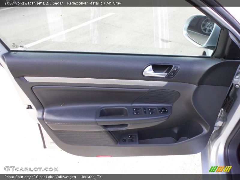 Reflex Silver Metallic / Art Gray 2007 Volkswagen Jetta 2.5 Sedan