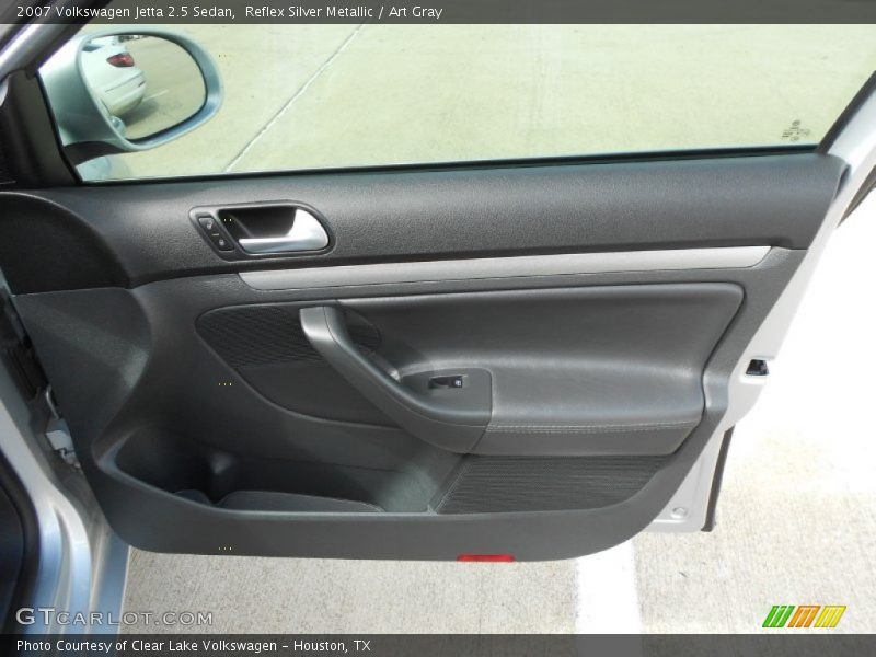 Reflex Silver Metallic / Art Gray 2007 Volkswagen Jetta 2.5 Sedan