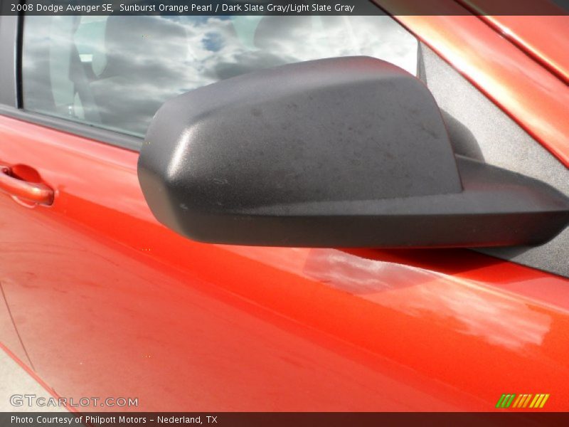 Sunburst Orange Pearl / Dark Slate Gray/Light Slate Gray 2008 Dodge Avenger SE