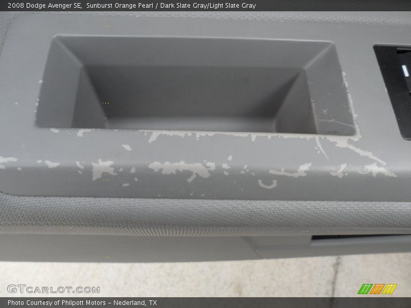 Sunburst Orange Pearl / Dark Slate Gray/Light Slate Gray 2008 Dodge Avenger SE
