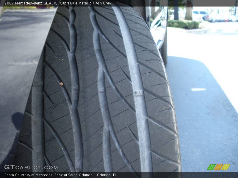 Capri Blue Metallic / Ash Grey 2007 Mercedes-Benz GL 450