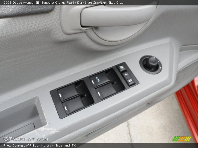 Sunburst Orange Pearl / Dark Slate Gray/Light Slate Gray 2008 Dodge Avenger SE