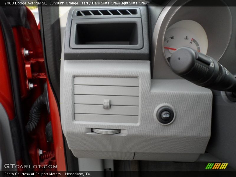 Sunburst Orange Pearl / Dark Slate Gray/Light Slate Gray 2008 Dodge Avenger SE