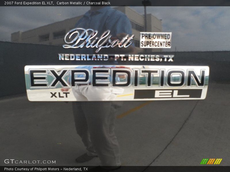 Carbon Metallic / Charcoal Black 2007 Ford Expedition EL XLT