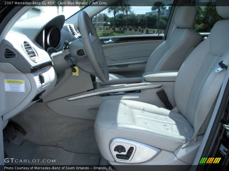 Capri Blue Metallic / Ash Grey 2007 Mercedes-Benz GL 450