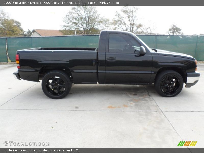 Black / Dark Charcoal 2007 Chevrolet Silverado 1500 Classic LS Regular Cab