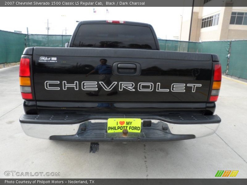 Black / Dark Charcoal 2007 Chevrolet Silverado 1500 Classic LS Regular Cab