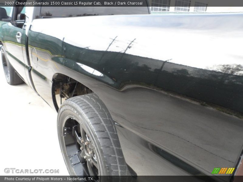 Black / Dark Charcoal 2007 Chevrolet Silverado 1500 Classic LS Regular Cab
