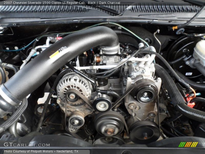 Black / Dark Charcoal 2007 Chevrolet Silverado 1500 Classic LS Regular Cab