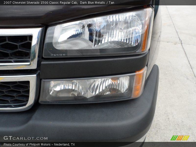 Dark Blue Metallic / Tan 2007 Chevrolet Silverado 1500 Classic Regular Cab