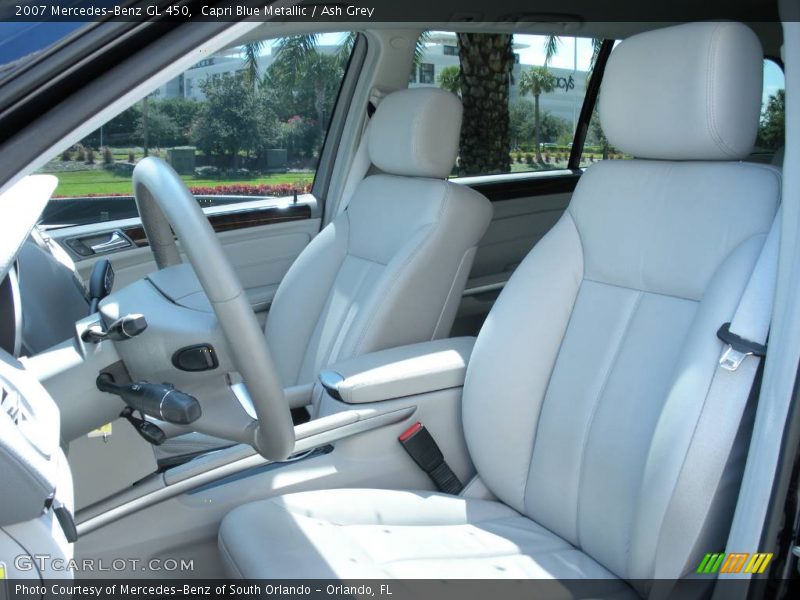 Capri Blue Metallic / Ash Grey 2007 Mercedes-Benz GL 450