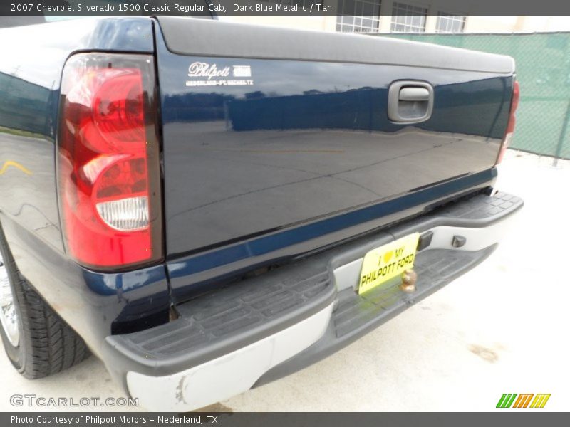 Dark Blue Metallic / Tan 2007 Chevrolet Silverado 1500 Classic Regular Cab