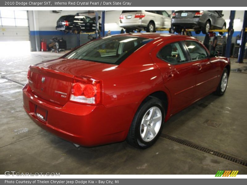 Inferno Red Crystal Pearl / Dark Slate Gray 2010 Dodge Charger SXT