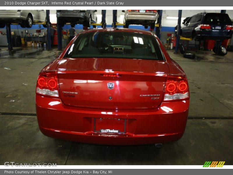 Inferno Red Crystal Pearl / Dark Slate Gray 2010 Dodge Charger SXT