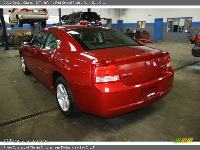 Inferno Red Crystal Pearl / Dark Slate Gray 2010 Dodge Charger SXT