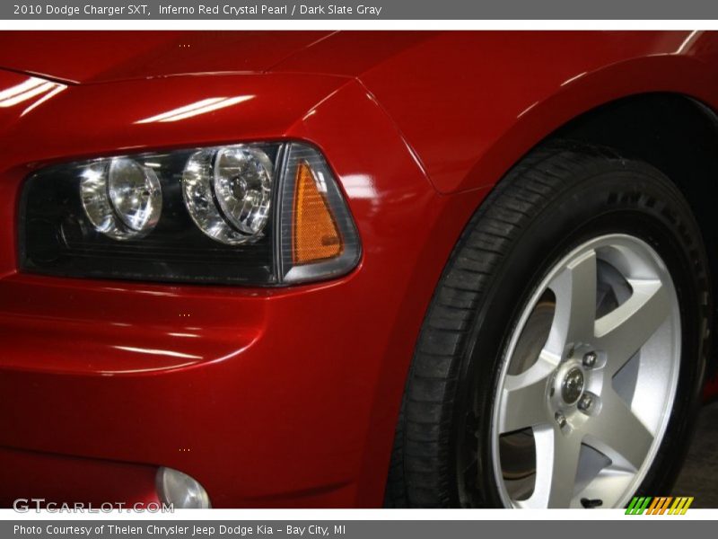 Inferno Red Crystal Pearl / Dark Slate Gray 2010 Dodge Charger SXT