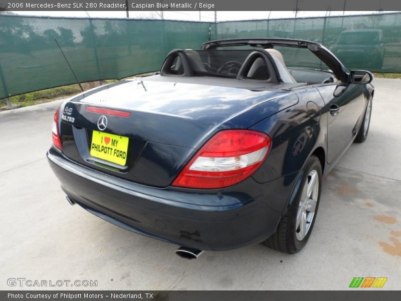 Caspian Blue Metallic / Beige 2006 Mercedes-Benz SLK 280 Roadster