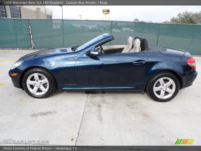  2006 SLK 280 Roadster Caspian Blue Metallic