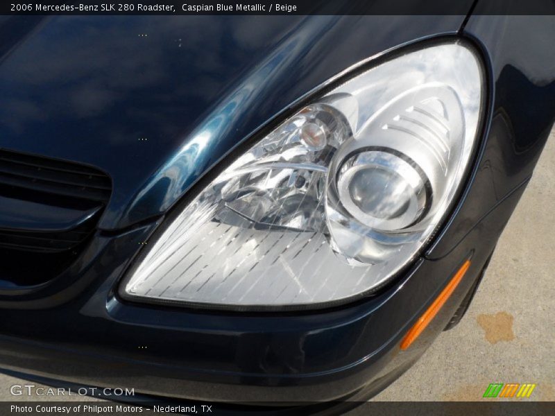 Caspian Blue Metallic / Beige 2006 Mercedes-Benz SLK 280 Roadster