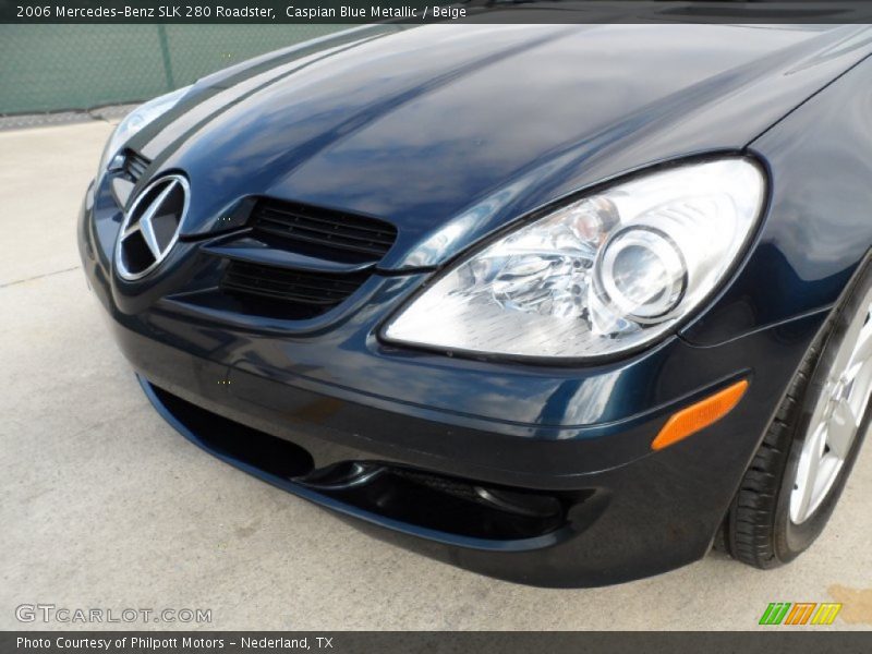 Caspian Blue Metallic / Beige 2006 Mercedes-Benz SLK 280 Roadster