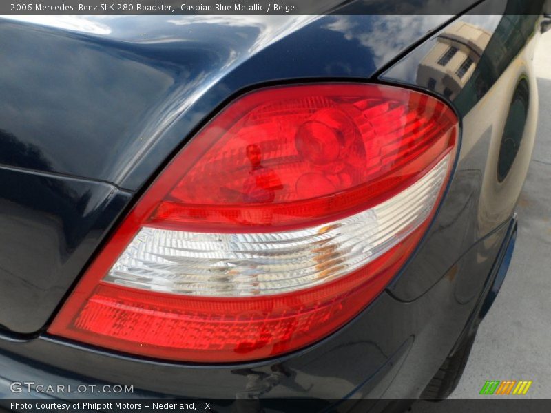 Caspian Blue Metallic / Beige 2006 Mercedes-Benz SLK 280 Roadster
