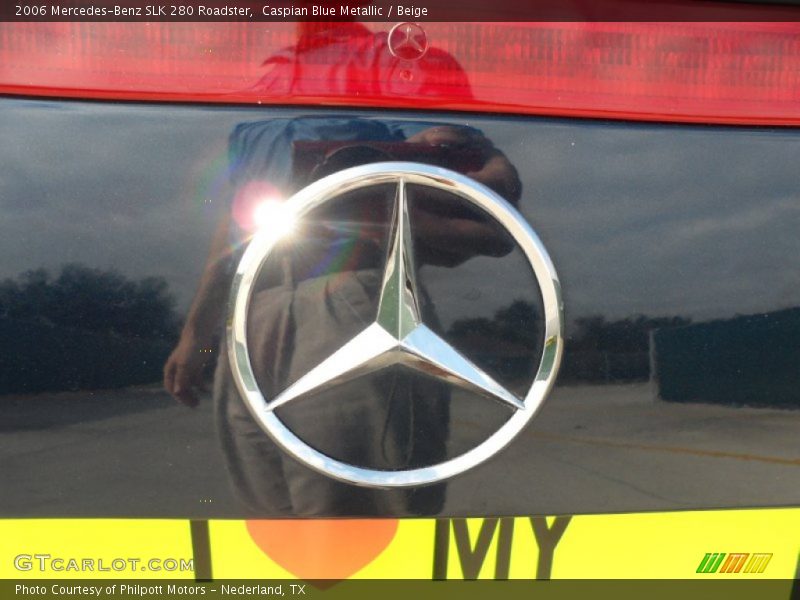 Caspian Blue Metallic / Beige 2006 Mercedes-Benz SLK 280 Roadster