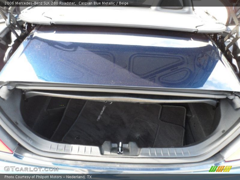 Caspian Blue Metallic / Beige 2006 Mercedes-Benz SLK 280 Roadster