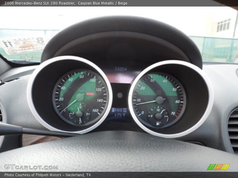  2006 SLK 280 Roadster 280 Roadster Gauges