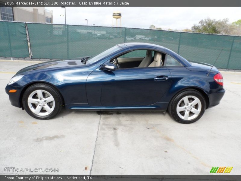  2006 SLK 280 Roadster Caspian Blue Metallic