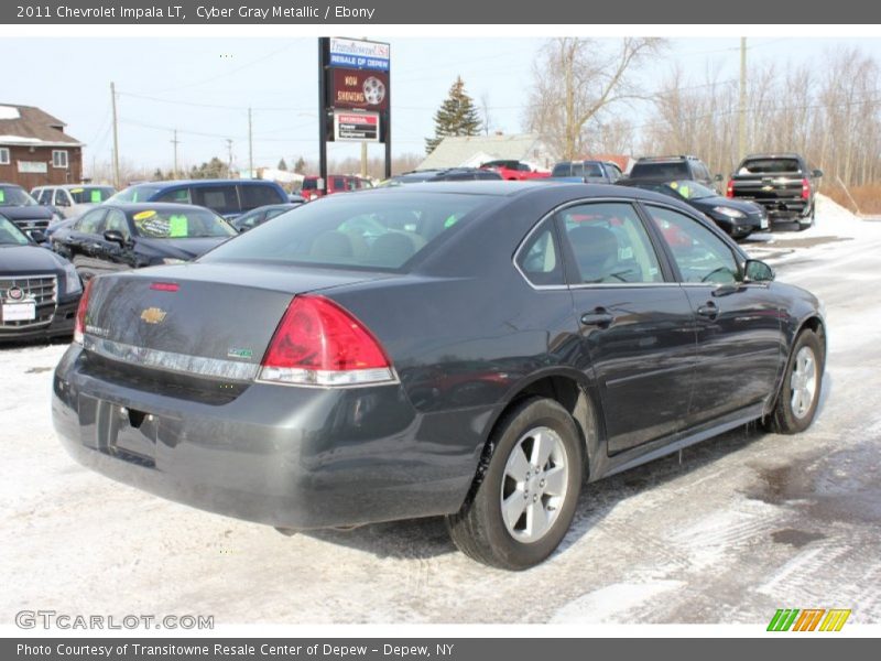 Cyber Gray Metallic / Ebony 2011 Chevrolet Impala LT