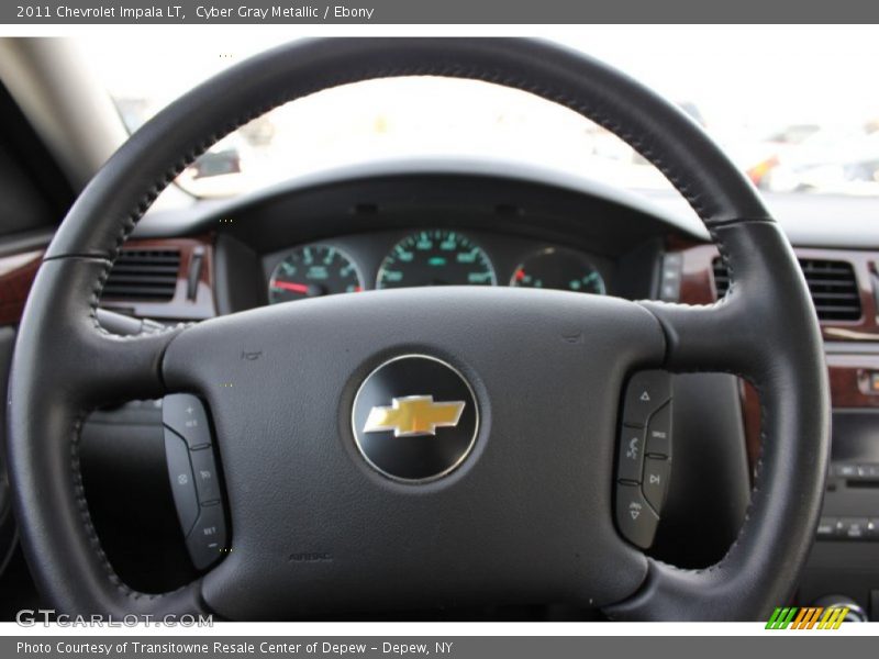 Cyber Gray Metallic / Ebony 2011 Chevrolet Impala LT